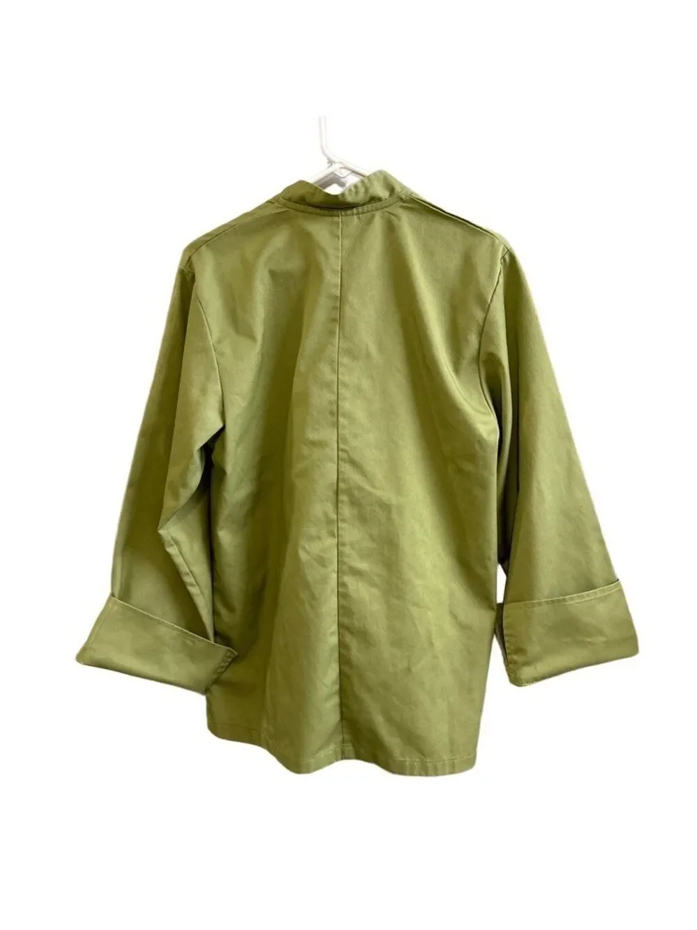 Olive Green Double-Breasted Chef Coat